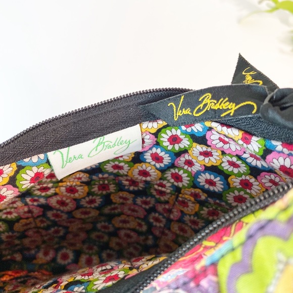 Vera Bradley Mini Black Multi Color Handbag - Picture 4 of 8